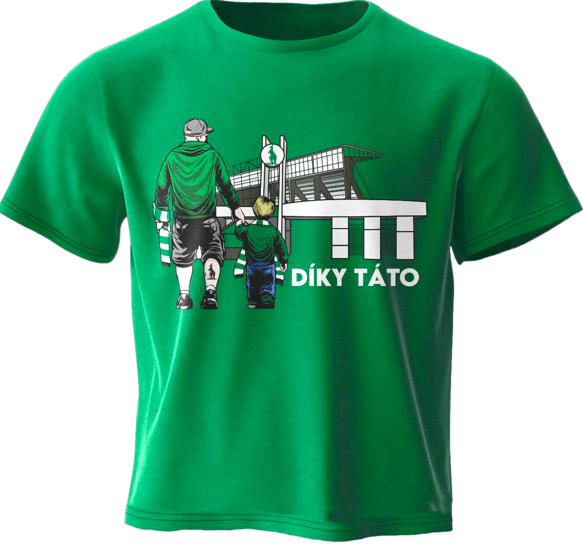 6094-tricko detske zelene diky tato